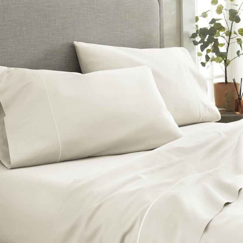 Organic Cotton Sateen Bed Sheets - 300 Thread Count
