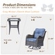 preview thumbnail 59 of 97, Gray Wicker Rattan Outdoor Patio Furniture Set Swivel Chair with Cushion