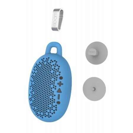 NEW BOOM Urchin Ready 4 Anything Water Resistant Bluetooth Speaker Blue red 