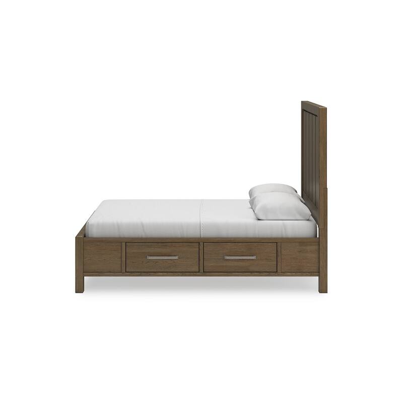 Signature Design by Ashley Cabalynn Brown Panel Bed with Storage