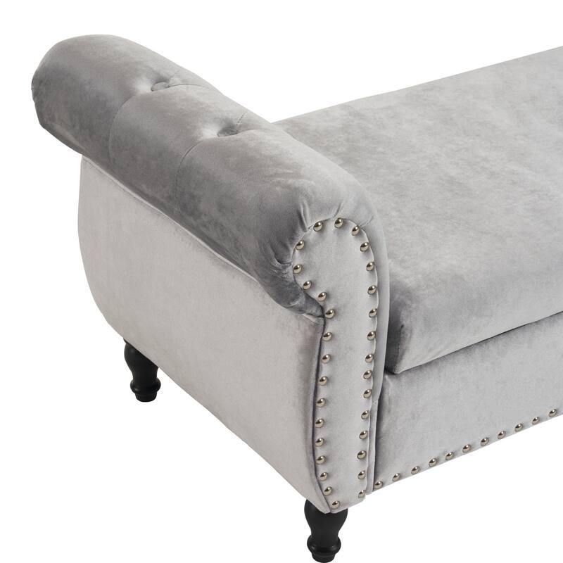 Luxury Ottoman Decorative Bench Storage Bench End of Bed Bench