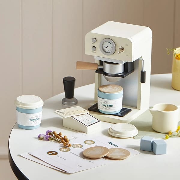 slide 2 of 11, Tiny Land® Wooden Cafe Set Toddler