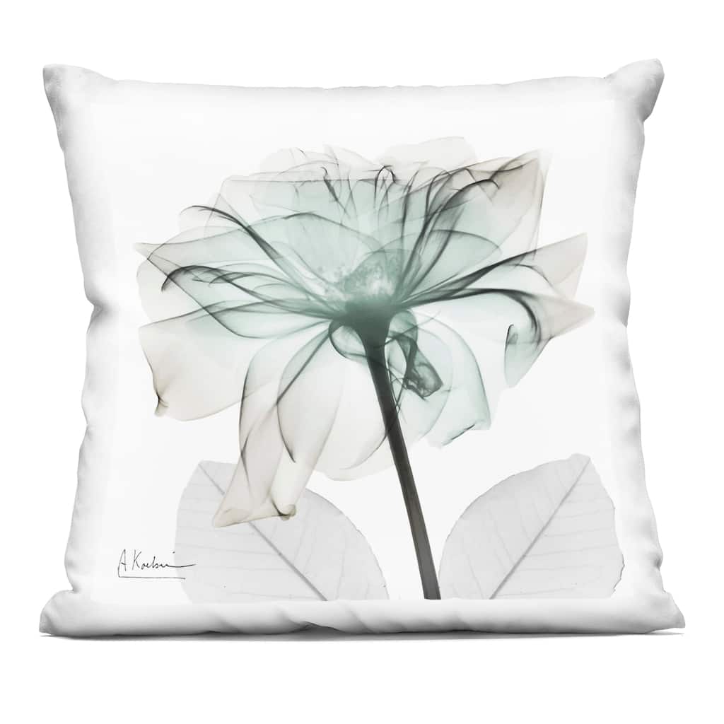 Stupell Elegant Emerald Rose Decorative Printed Throw Pillow Design by Albert Koetsier