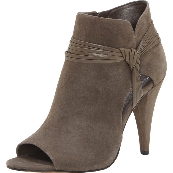 vince camuto grey suede booties