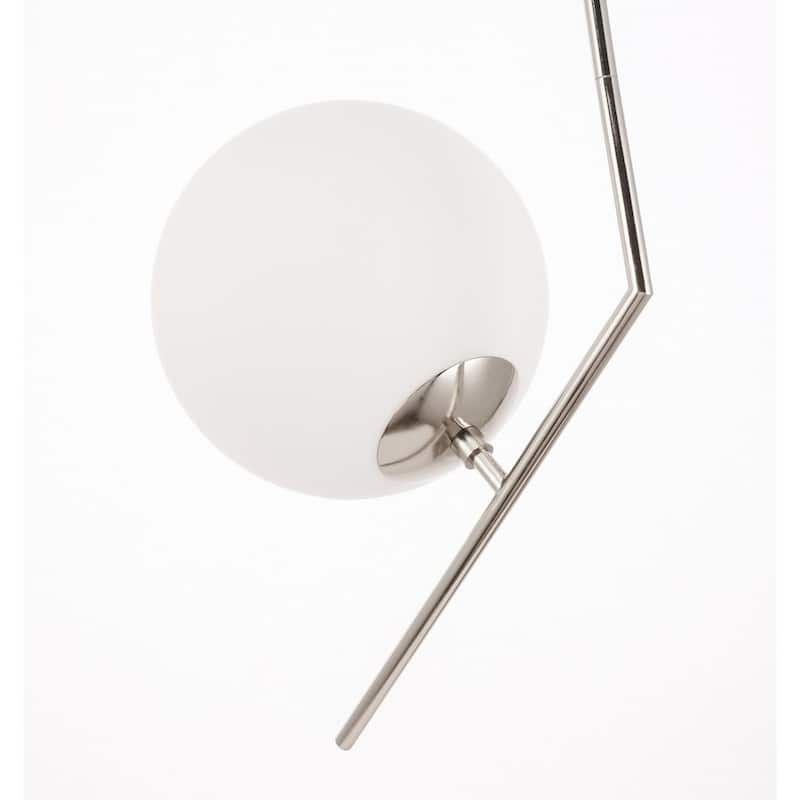 Bastina 10-Inch 1-UpLight Frosted Glass Pendant
