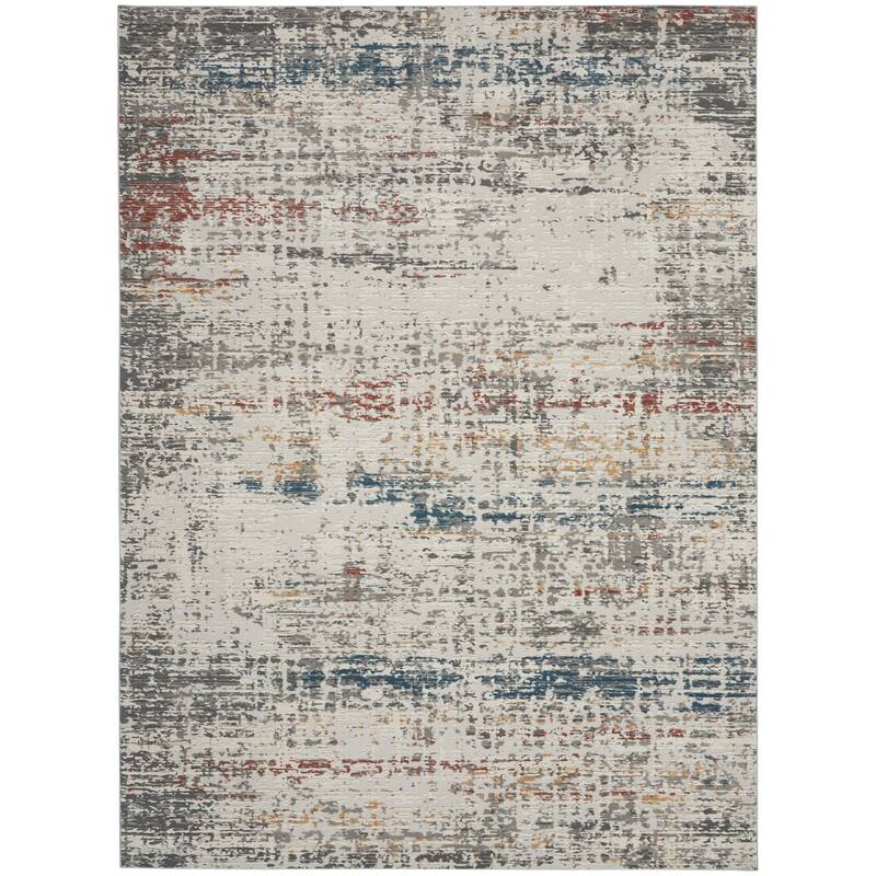 Nourison Rustic Textures Contemporary Abstract Area Rug