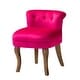 preview thumbnail 2 of 51, Xacobo Modern Velvet Tufted Vanity Stool with Wood Base by HULALA HOME