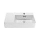 preview thumbnail 11 of 19, Swiss Madison St. Tropez Ceramic Wall Hung Sink with Right Side Faucet Mount - 24"x18"
