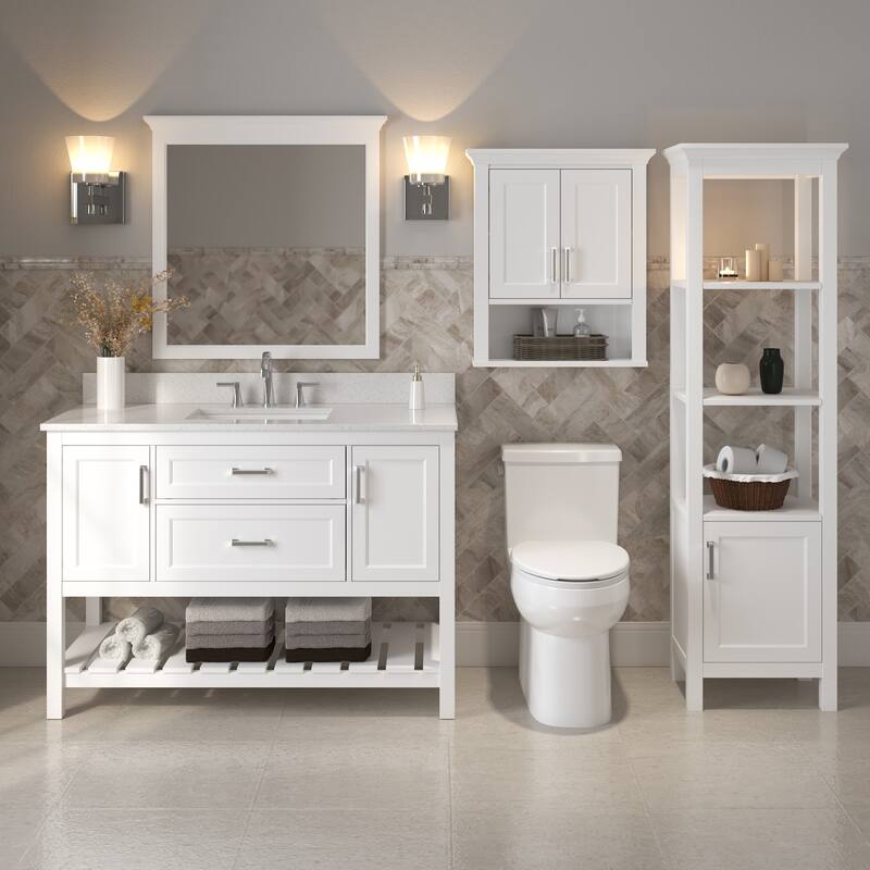 CRAFT + MAIN LSVT4922D-QBG Lawson 49" Free Standing Single Basin