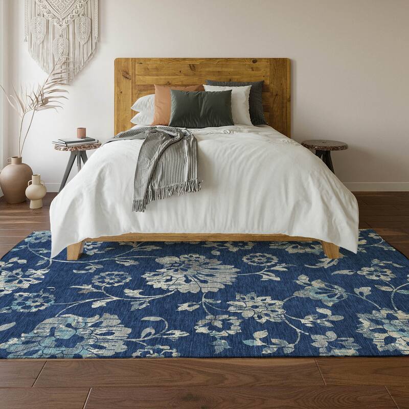 Premium Washable Super Soft Floral Whimsy Mayfield Rug