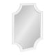 preview thumbnail 118 of 134, Kate and Laurel Hogan Scalloped Wood Framed Mirror 18x24 - White