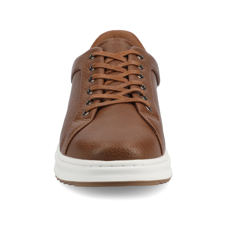 Vance Mens Robby Medium and Wide Width Casual Sneaker - Wide - Brown - 10