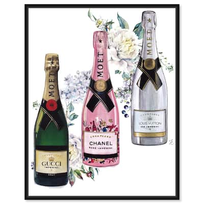 Doll Memories - Champagne Floral Canvas by Art Remedy