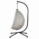 preview thumbnail 52 of 77, Wicker Hanging Egg Chair for Indoor and Outdoor Relaxation