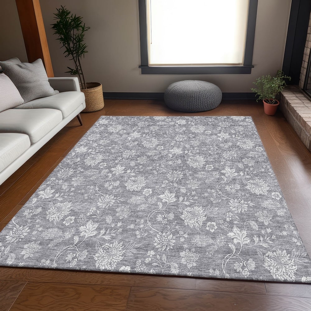 Premium Washable Super Soft Floral Garden Mayfield Rug