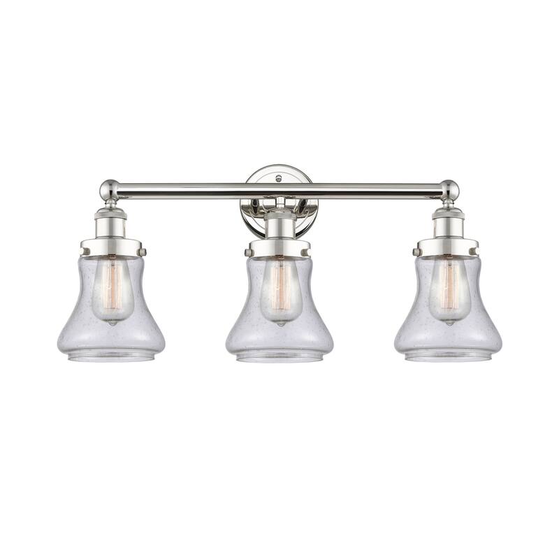Innovations Lighting 616-3W-10-25 Bellmont Vanity Bellmont 3 Light 25" - Polished Nickel / Seedy