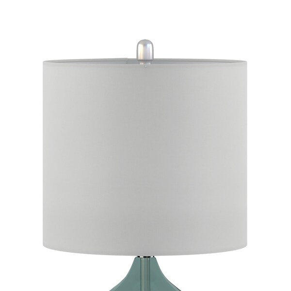 ellipse glass table lamp