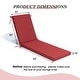 preview thumbnail 66 of 135, Pellebant Outdoor Patio Chaise Lounge Cushion