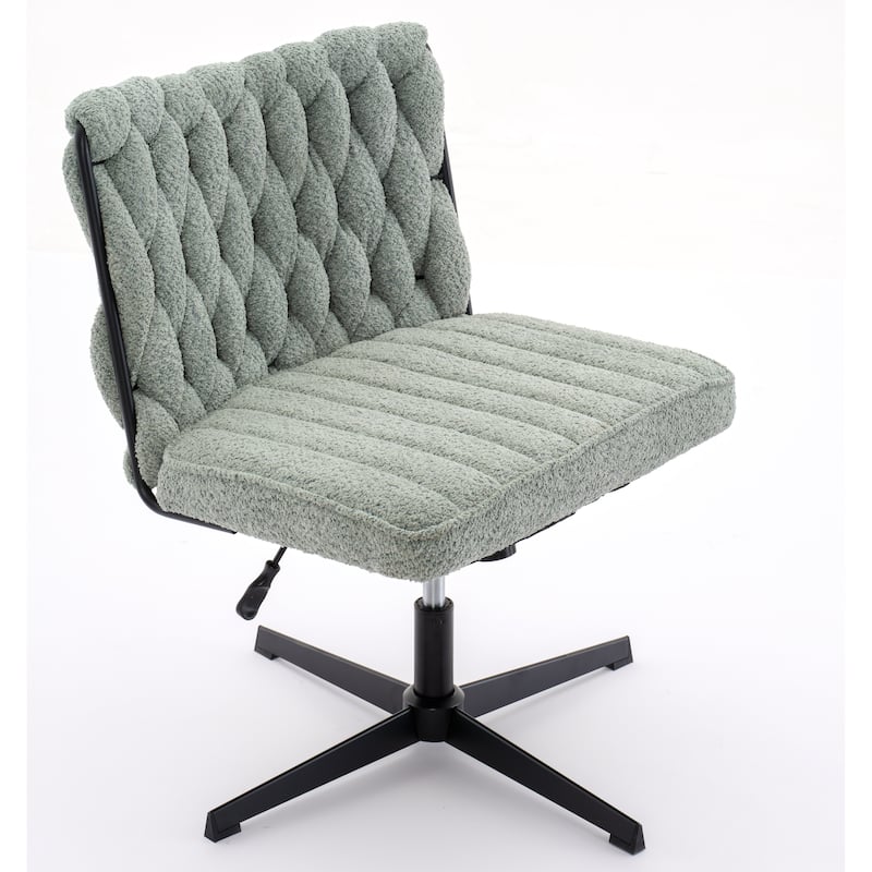 Soft Teddy Fabric Rocking Chair with Pockets