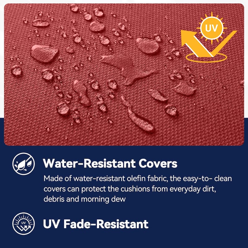 Patio Outdoor Cushions with Removable Cover