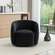 preview thumbnail 19 of 107, SEYNAR Modern Glam Velvet Upholstered 360 Degree Swivel Accent Armchair