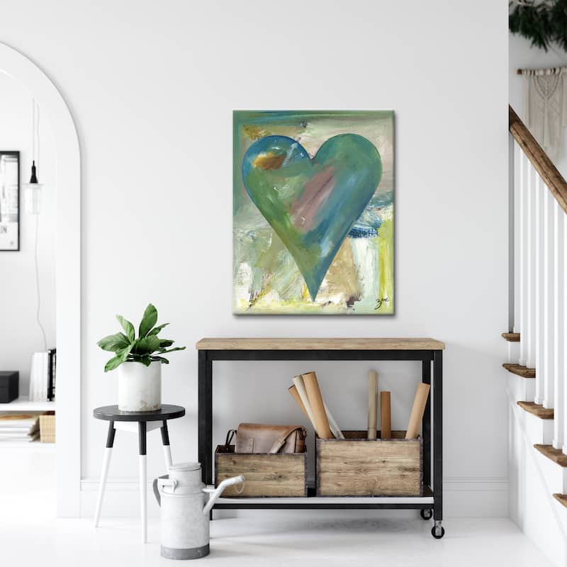 'Meme Darilyn' Heartwork Wrapped Canvas Wall Art