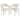 Galiano Velvet Upholstered Dining Arm Cream (Set Of 2)