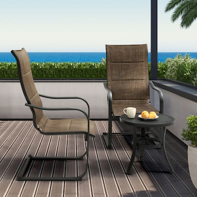 Outdoor Textilene Dining Set with 1.57'' Umbrella Hole