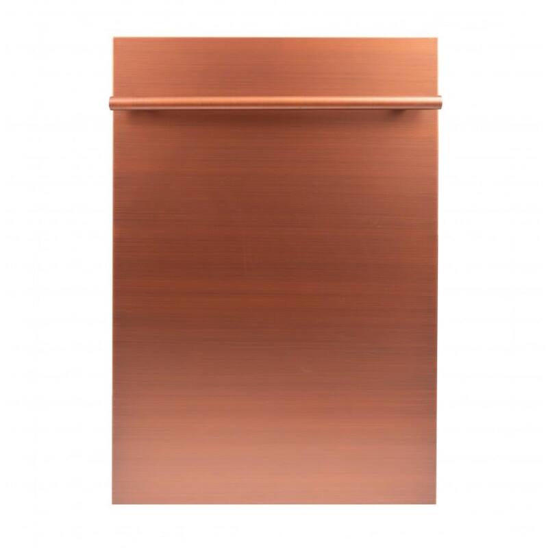 18" Compact Top Control Dishwasher with Stainless Steel Tub, 40dBa - Modern Handle - Copper