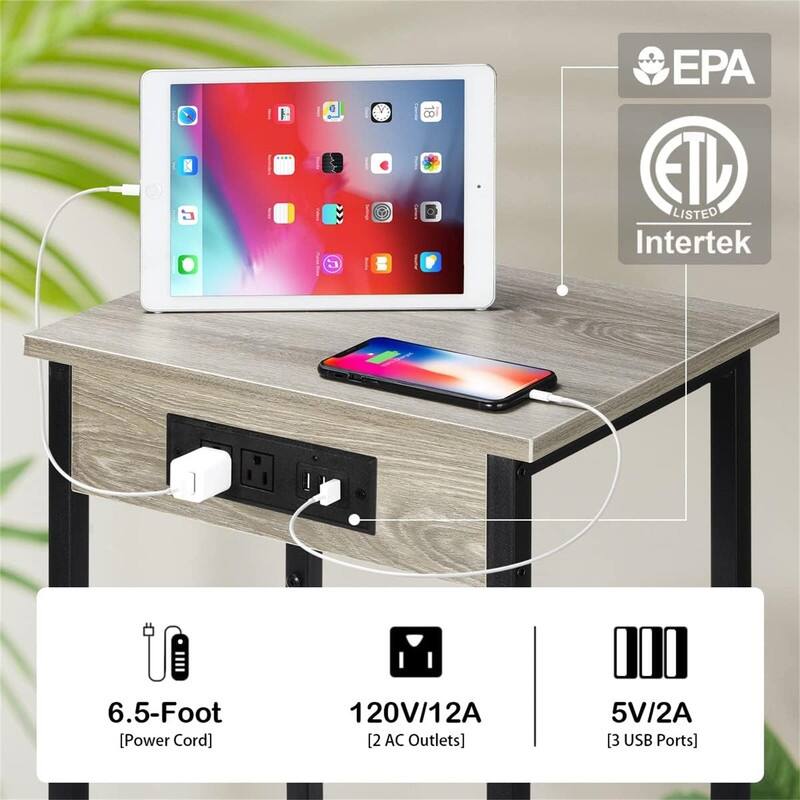 Nightstands with Charging Station