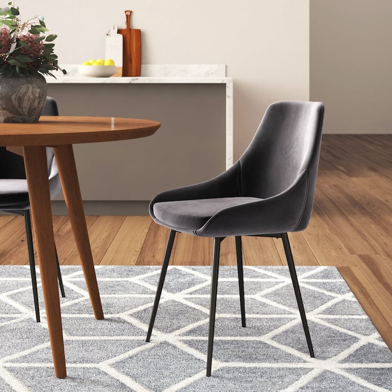 Carson Carrington Ido Velvet Dining Chairs (Set of 2)