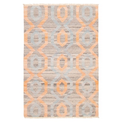Ankara FW Grey Kilim 5'2" x 8'0" - 5'2 x 8'0