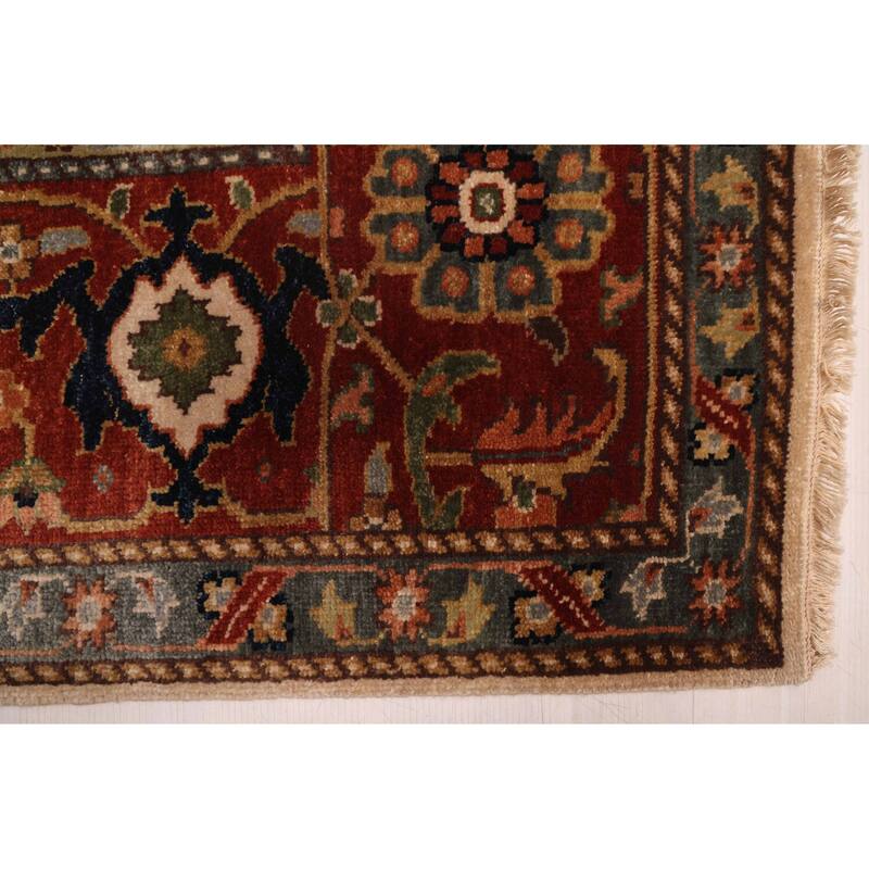 ECARPETGALLERY Hand-knotted Jules Sultane Ivory Wool Rug - 8'10 x 11'9