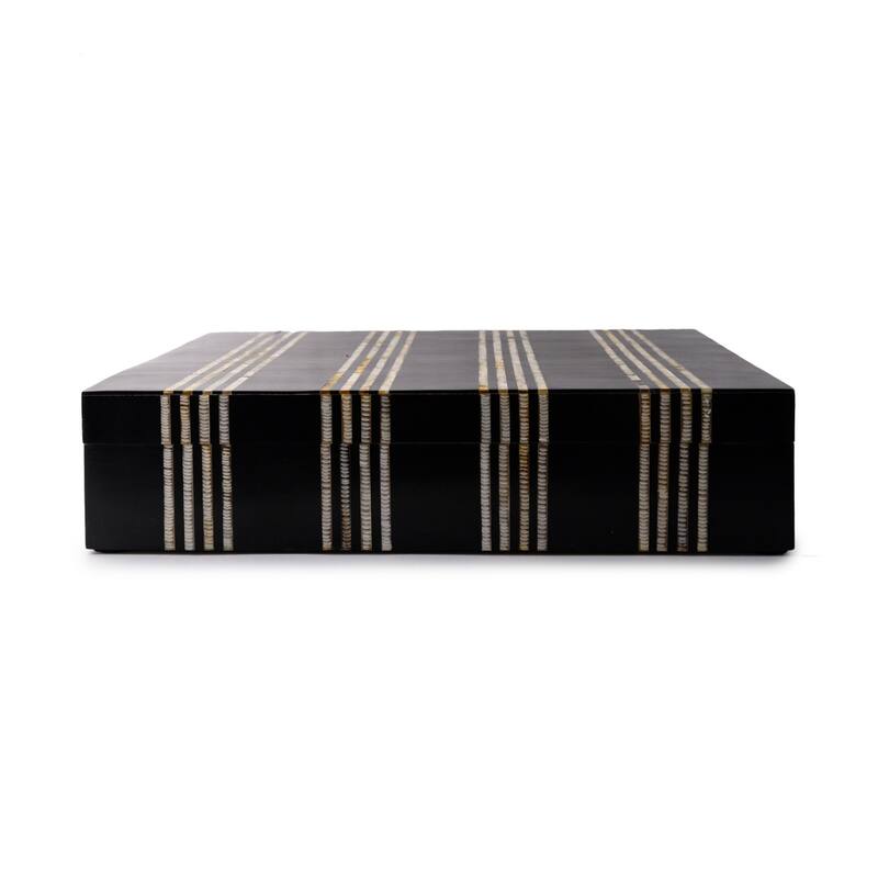 Extra Large Rectangular Storage Box - 13.5" - Black
