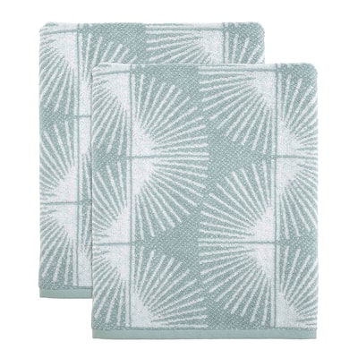 Nicole Miller Kendall Oasis 2-Pack Bath Towel - Bath Towel 2pk Set
