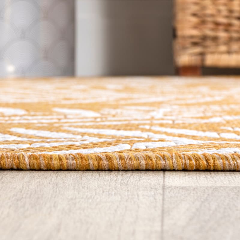 JONATHAN Y Galon Palm Frond Indoor/Outdoor Area Rug