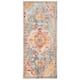 SAFAVIEH Crystal Floretta Vintage Boho Medallion Rug - 2'2" x 9' Runner - Orange/Teal