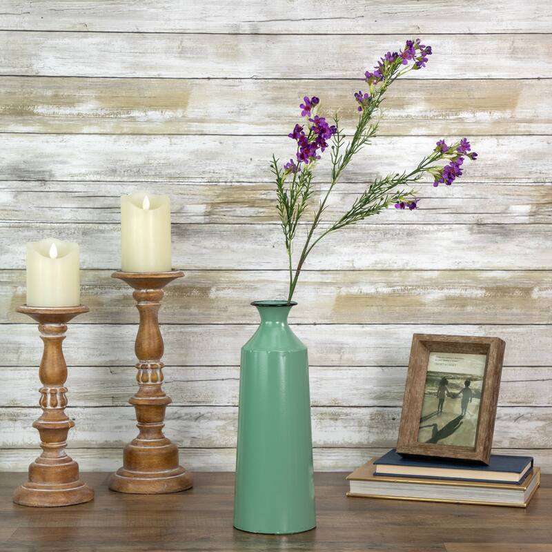 27" Purple Waxflower Artificial Silk Floral Spray