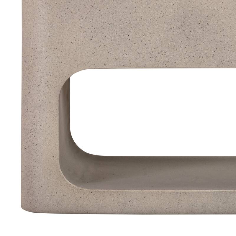 Sunstone Modern Indoor Outdoor Lightweight Concrete Planter