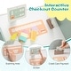 preview thumbnail 5 of 5, Wooden Play Supermarket for Kids with Checkout Counter and Knobs - 37" x 24" x 33"