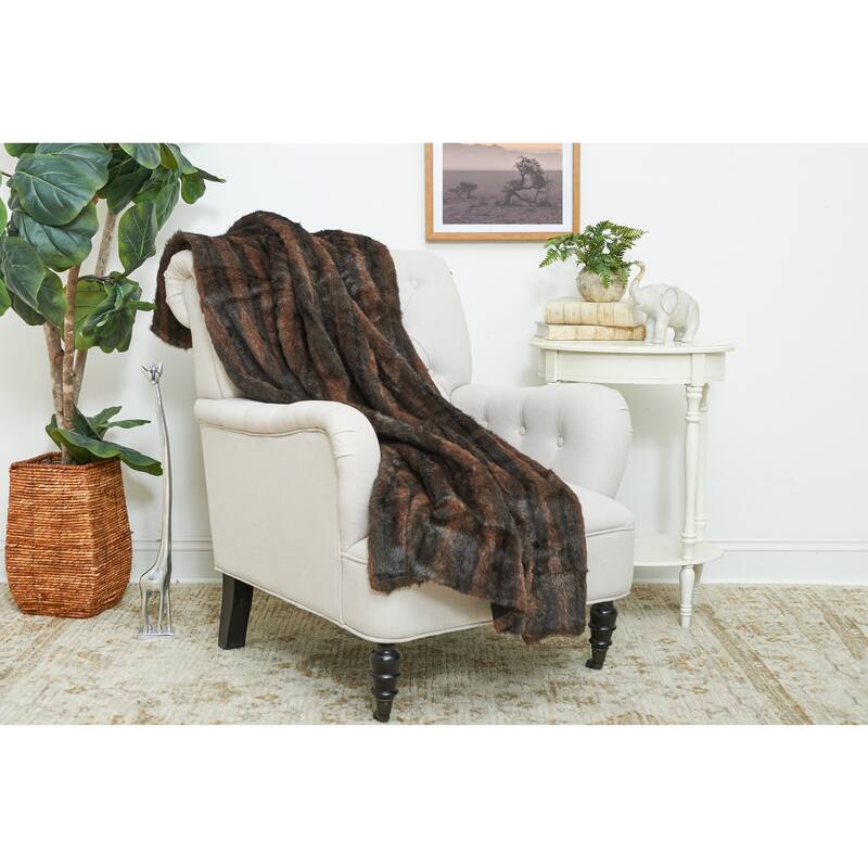 Fur 50" x 60" Throw Blanket