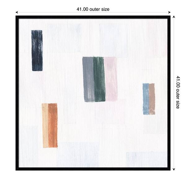 dimension image slide 13 of 18, Somatic I by Vanna Lam Wood Framed Wall Art Print