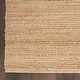 preview thumbnail 48 of 68, Nourison Natural Jute Indoor only Solid Area Rug 6' x 9' - Natural
