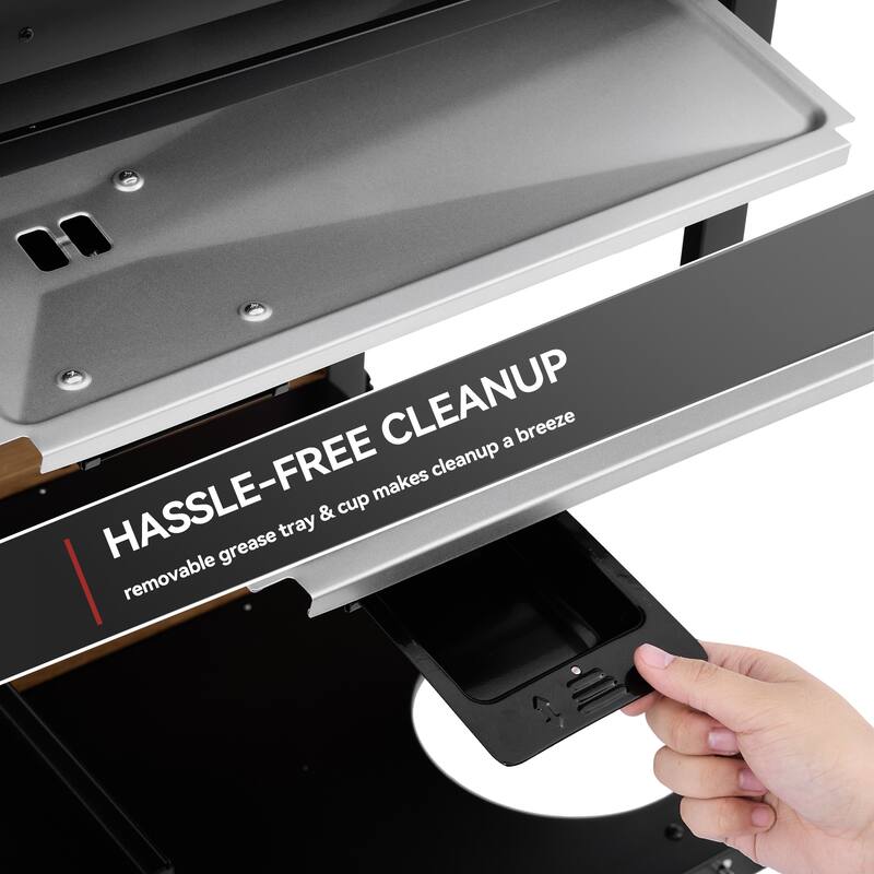 Royal Gourmet Premium Gas Grill and Pizza Oven Combo with Side Burner