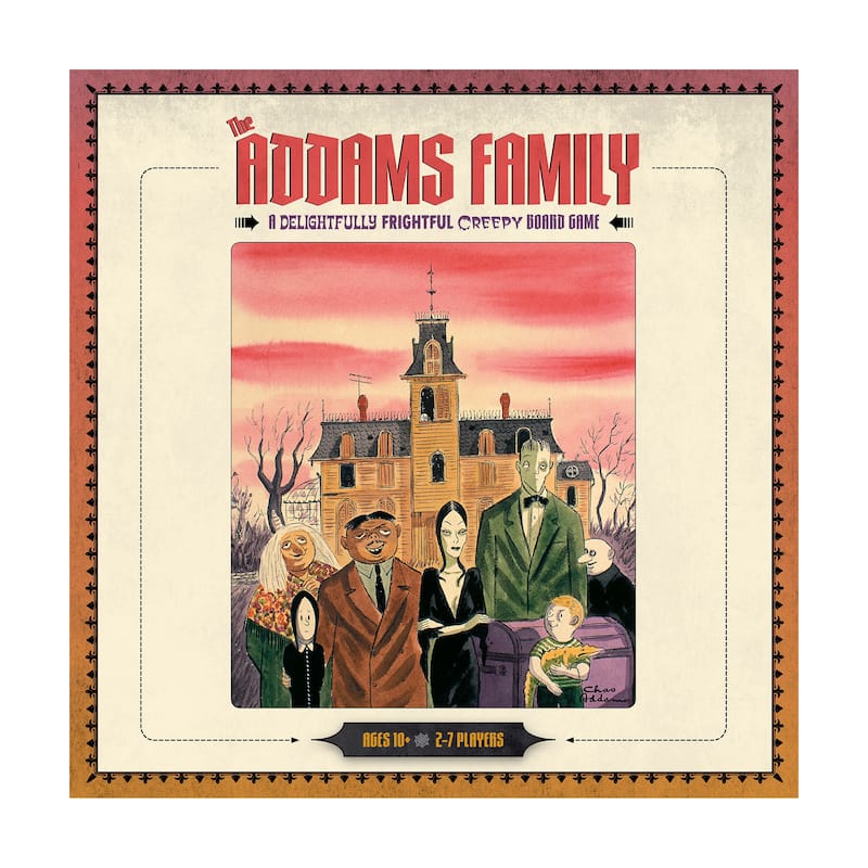 The Addams Family - A Delightfully Frightful Creepy Board Game - N/A