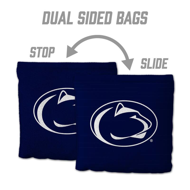 Penn State Nittany Lions NCAA Dual Sided Pro Stop & Slide Cornhole Bags