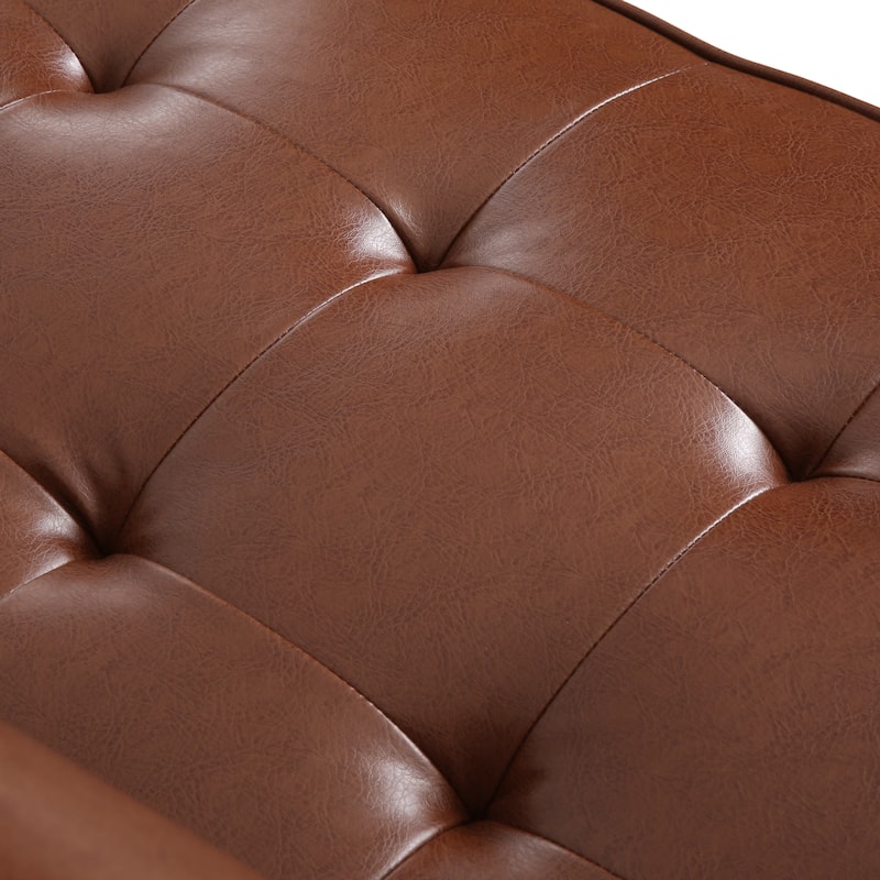 Malinta Contemporary Tufted 3 Seater Sofa by Christopher Knight Home - 82.25" L x 33.00" W x 33.00" H
