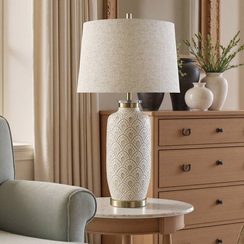 StyleCraft Poly Table Lamp - Grey