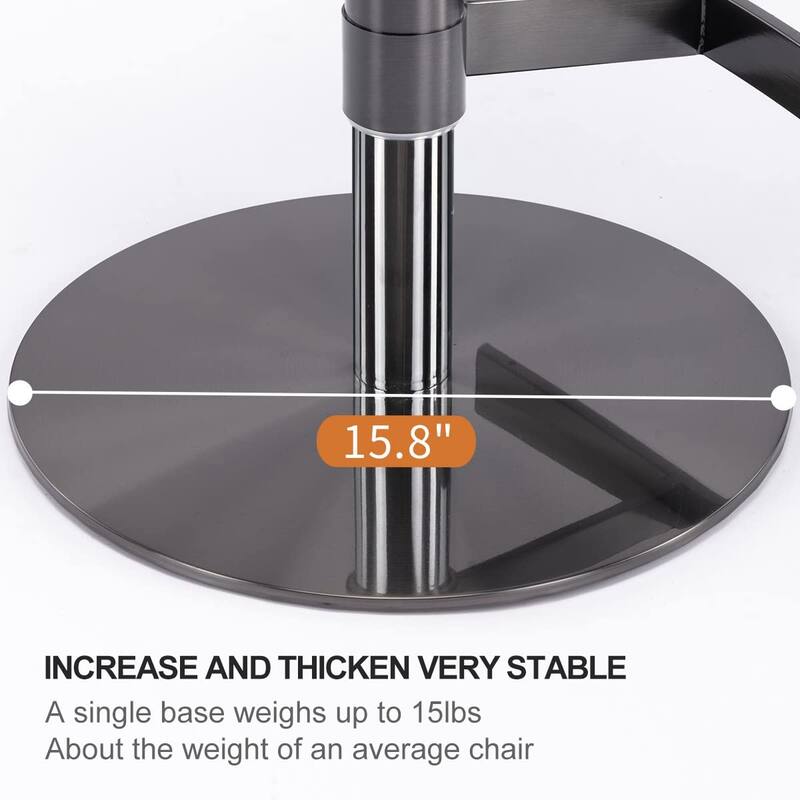 Swivel Bar Stools Set of 2, Faux Leather Upholstered Bar Chairs with Footrest, Kitchen Island Chairs with Stainless Steel Base