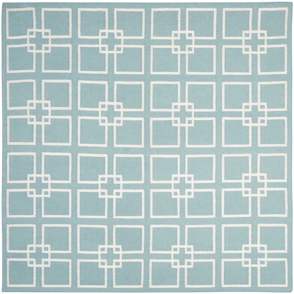 Martha Stewart by SAFAVIEH Square Dance Wool/ Banana Silk Rug